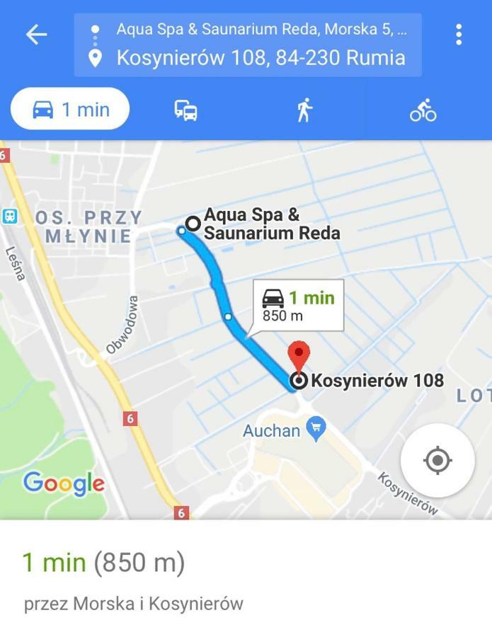 Apartament Przy Aquaparku W Redzie Rumia Bagian luar foto
